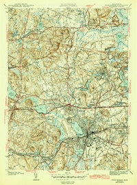 Framingham 1943 topographic map thumbnail