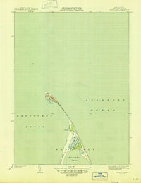 Great Point 1945 topographic map thumbnail