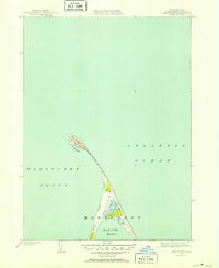 Great Point 1951 topographic map thumbnail