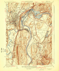 Greenfield 1941 topographic map preview