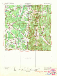 Hampden 1942 topographic map thumbnail