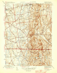 Hampden 1944 topographic map thumbnail