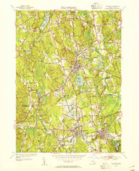 Holliston 1953 topographic map thumbnail