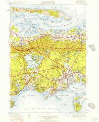 Hyannis 1950 topographic map thumbnail