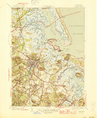 Ipswich 1945 topographic map thumbnail