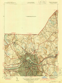 Lowell 1941 topographic map preview