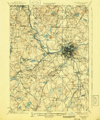 Lowell 1935 topographic map thumbnail
