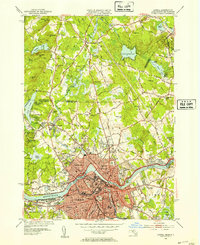 Lowell 1950 topographic map thumbnail