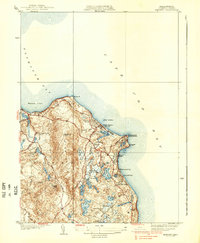 Manomet 1937 topographic map preview