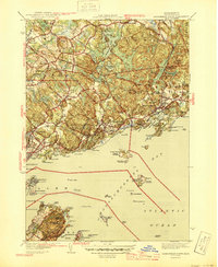 Marblehead North 1945 topographic map thumbnail