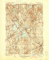 Medfield 1940 topographic map thumbnail