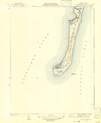 Monomoy Point 1942 topographic map thumbnail