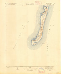 Monomoy Point 1942 topographic map thumbnail