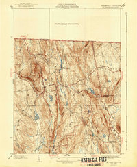 Mt Grace 1941 topographic map thumbnail