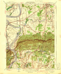 Mt Holyoke 1941 topographic map thumbnail