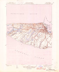 Nantucket 1945 topographic map thumbnail