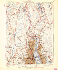 New Bedford North 1941 topographic map thumbnail