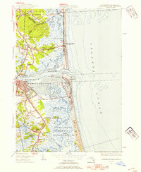 Newburyport East 1952 topographic map thumbnail