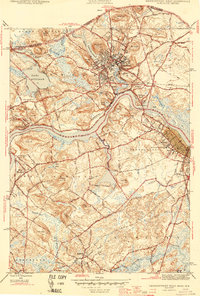 Newburyport West 1944 topographic map thumbnail