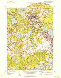 Newburyport West 1952 topographic map thumbnail