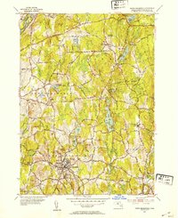 North Brookfield 1952 topographic map thumbnail