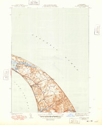 North Truro 1944 topographic map thumbnail