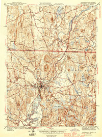 Pepperell 1944 topographic map thumbnail