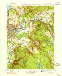 Pittsfield East 1947 topographic map thumbnail