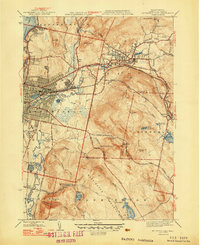 Pittsfield East 1947 topographic map thumbnail