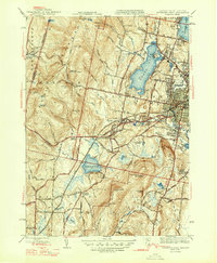 Pittsfield West 1947 topographic map thumbnail