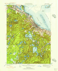 Plymouth 1950 topographic map thumbnail