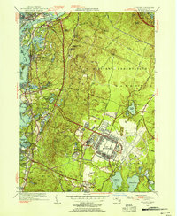 Pocasset 1953 topographic map thumbnail