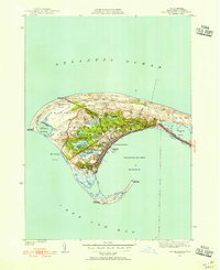 Provincetown 1949 topographic map thumbnail