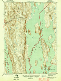 Quabbin Reservoir 1944 topographic map thumbnail