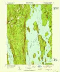Quabbin Reservoir 1952 topographic map thumbnail