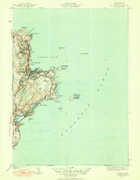 Rockport 1945 topographic map thumbnail