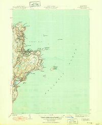 Rockport 1945 topographic map thumbnail