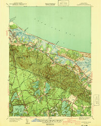 Sandwich 1938 topographic map thumbnail