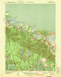 Sandwich 1943 topographic map preview