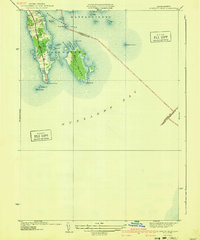 Sconticut Neck 1940 topographic map thumbnail