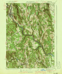 Shelburne Falls 1941 topographic map thumbnail