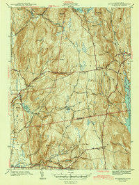 Shutesbury 1943 topographic map thumbnail