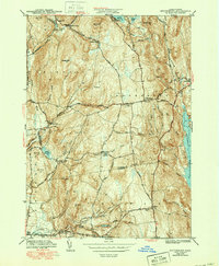 Shutesbury 1943 topographic map thumbnail