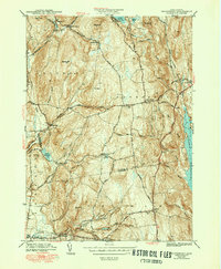 Shutesbury 1943 topographic map thumbnail