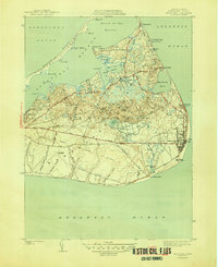 Siasconset 1945 topographic map thumbnail