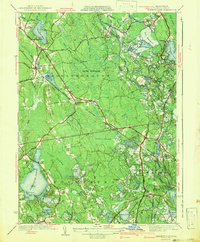 Snipatuit Pond 1942 topographic map thumbnail