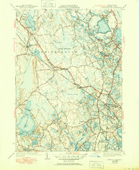 Snipatuit Pond 1942 topographic map thumbnail