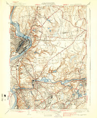 Springfield North 1938 topographic map thumbnail