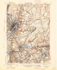 Springfield North 1938 topographic map thumbnail