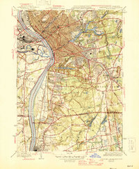 Springfield South 1946 topographic map thumbnail